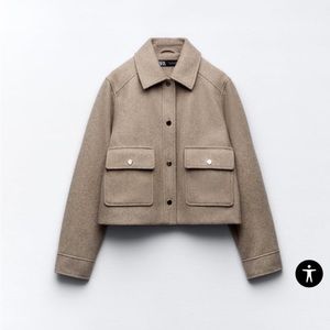Zara cropped jacket
